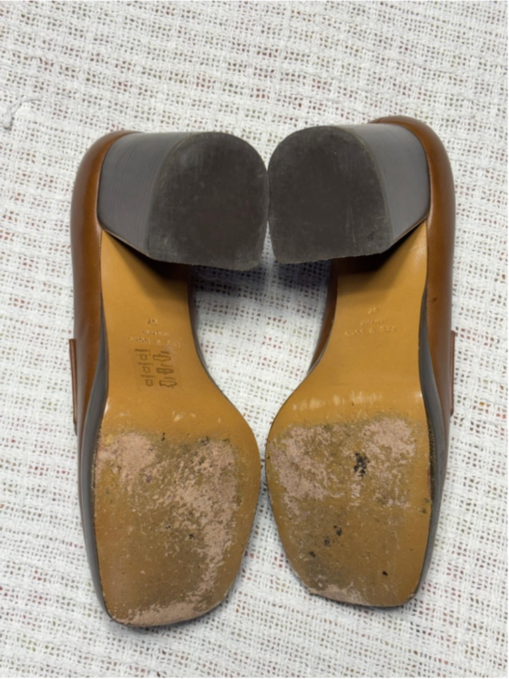 Rag & Bone Women's Preppy Chestnut Matrixx Leather Platform Loafers SZ 6.5/7 - Picture 9 of 10
